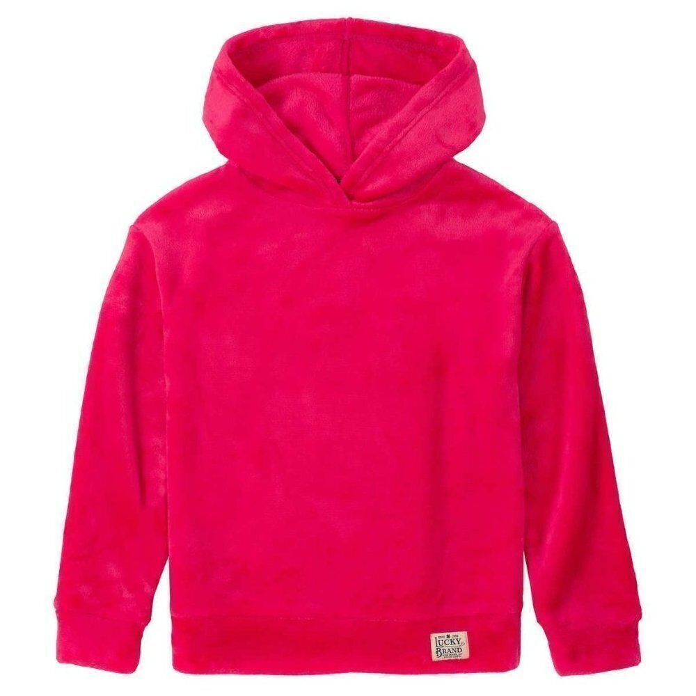 NWT Lucky Brand Girl's Youth 2-Piece Plush Velour Hoodie & Leggings Set - Picture 4 of 8